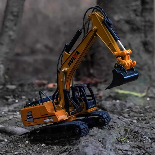 Vista 6 de Gemini&Genius Juguete de vehículo de construcción de excavadora con orugas 1:60 Excavadora
