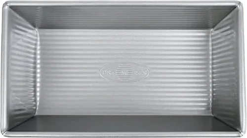 Vista 10 de Molde de aluminio USA Pan, para hacer pan de molde de 1 libra, gris