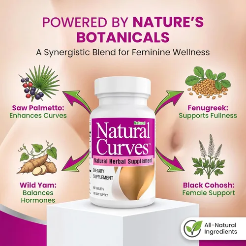Vista 5 de Suplemento en pastillas para aumentar el tamaño de los senos de Natural Curves Biotech; aumento del tamaño de los senos; palma enana americana