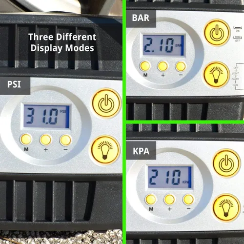 Vista 6 de JACO SmartPro inflador digital Premium de neumático, 12V, portátil, 100 PSI