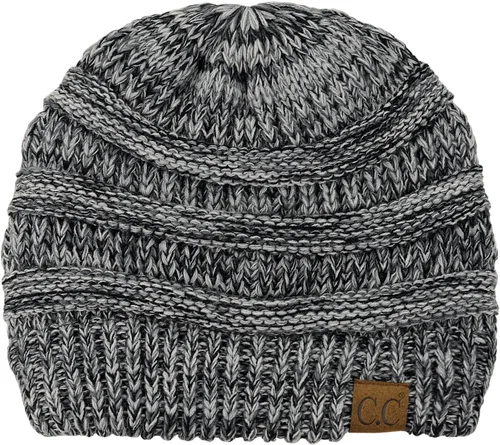 Vista 267 de C.C Trendy Warm Chunky Soft Stretch Cable Knit Beanie