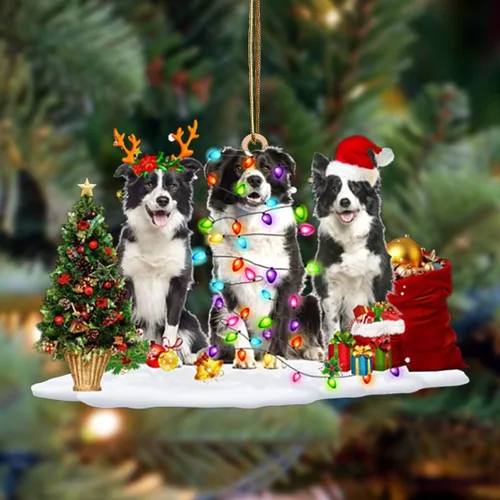 Vista 74 de Nazenti Adorno de Navidad personalizado con amigos Affenpinscher – Adorno de perro personalizado para amantes de las mascotas, acrílico plano