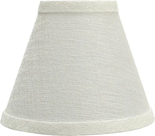 Vista 2 de Aspen Creative 32119-2A - Juego de lámparas de araña con clip con forma de imperio pequeño (paquete de 2), diseño de transición en blanco roto