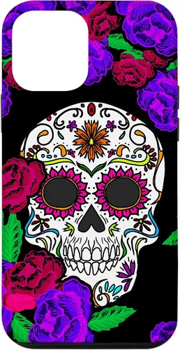 Vista 16 de Funda de regalo mexicana para iPhone 17, diseño de calavera de azúcar