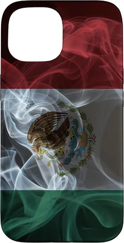 Vista 6 de Smoky Mexico Flag - Funda para iPhone 17 con diseño de orgullo mexicano ahumado