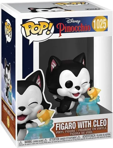Vista 3 de Funko Pop! Disney: Pinocho - Figaro Besando a Cleo