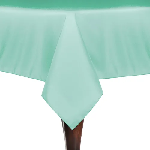 Vista 27 de ULTIMATE TEXTILE Mantel cuadrado de lino de poliéster de 52 x 52 pulgadas, color verde salvia