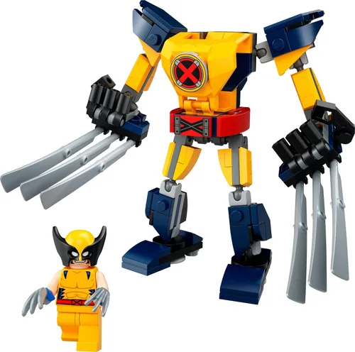 Vista 2 de LEGO Marvel Wolverine Mech Armor 76202 Kit de construcción; Mech coleccionable y minifigura para fanáticos de Wolverine mayores de 7 años