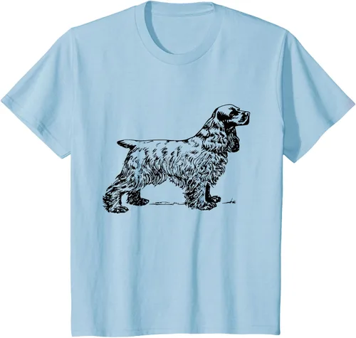 Vista 12 de Cocker Spaniel - Camiseta para perro Cocker Spaniel, gris, S Asfalto