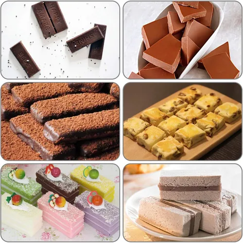 Vista 7 de Molde de silicona para barra de granola, paquete de 2 moldes rectangulares de 8 cavidades para nutrición/cereal/energía para barra de chocolate