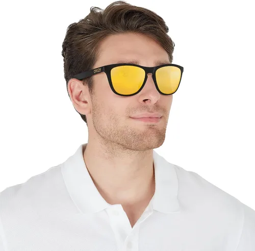 Vista 6 de Oakley Mens Oo9245 Frogskins Low Bridge Fit Square Sunglasses