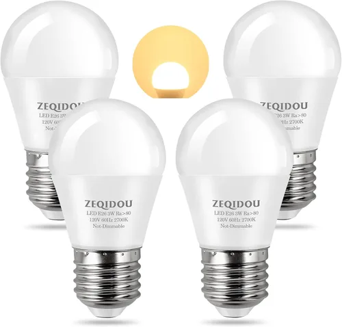 Vista 8 de Bombillas LED de bajo vatio, equivalente a 1.5 W, 15 W, bombilla LED A15 de 15 W, bombillas LED A15 de 15 W, blanco suave, 2700 K, baja potencia