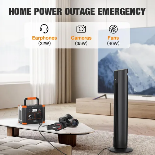 Vista 6 de GRECELL Estación de energía portátil 330W, batería de litio 230.88Wh