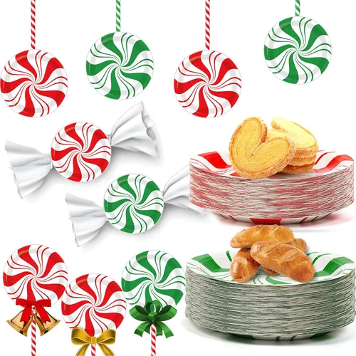 Vista 11 de Wiooffen Juego de 24 platos de papel para fiestas de tenis, juego de vajilla desechable, platos de postre para fiestas de tenis, deportes