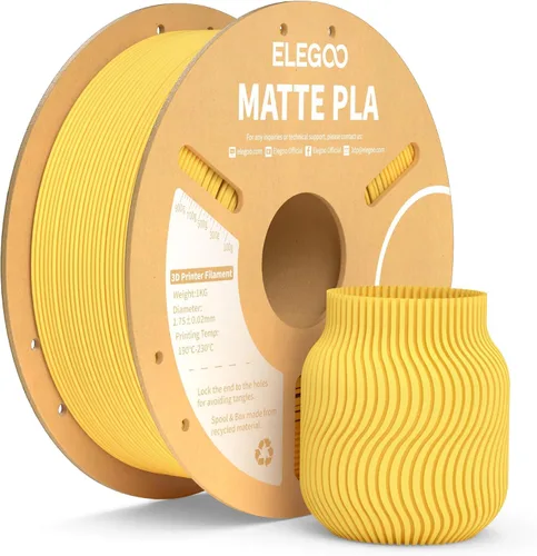 Vista 38 de ELEGOO Paquete de filamento de impresora 3D PLA mate 22 lbs 0.07 in