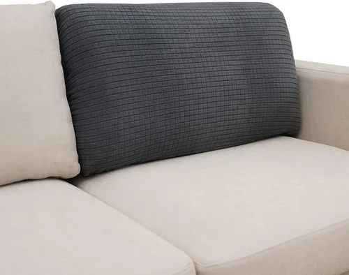 Vista 13 de Eismodra - Funda de sofá modular y en forma de L, funda para chaise longue, funda elástica mágica para sofá de 3 cojines en forma de L, funda