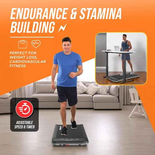 Vista 7 de RunMaster Under Desk Treadmill for Home and Office - 320lbs Weight Capacity, Quiet, Efficient, Walking Pad, Four LED Display, Space-Saving Portable