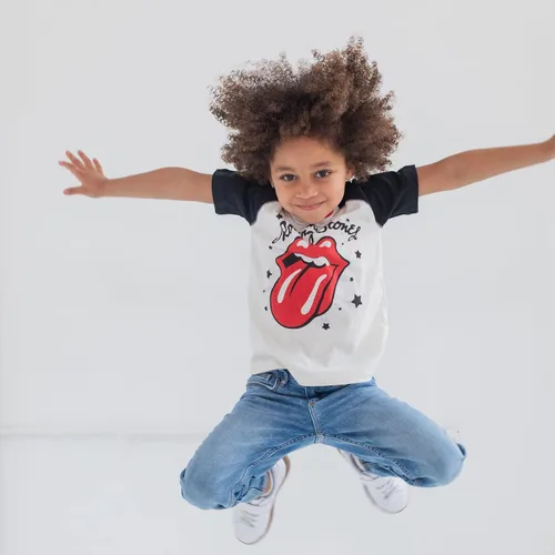Vista 6 de Rolling Stones Paquete de 3 camisetas con gráfico raglán