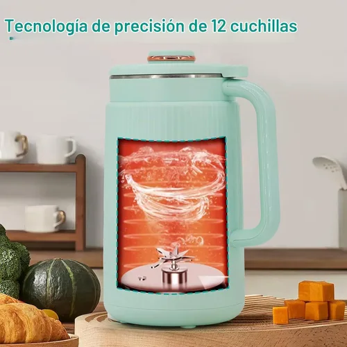 Vista 4 de 8 en 1 máquina automática del fabricante de la leche de la nuez, licuadora del fabricante de la leche de soja 40oz
