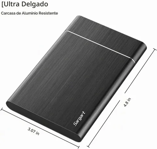 Vista 3 de 320GB Portable External Hard Drive USB3.0 Mobile HDD Storage for PC, Mac, Desktop, Laptop, Mac, Chromebook, Xbox One, Xbox 360, PS4 (Black)