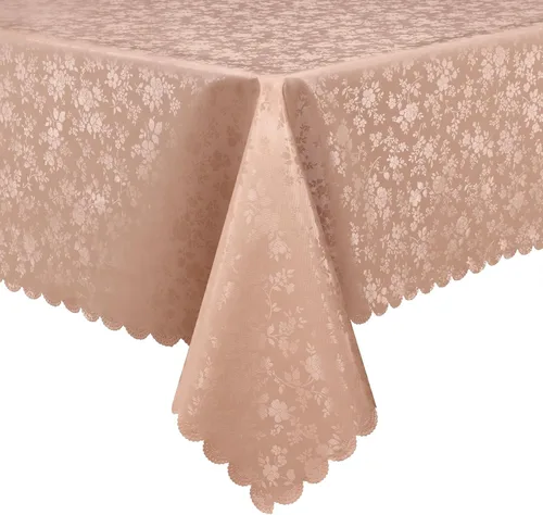 Vista 61 de Smiry Mantel cuadrado, mantel de vinilo resistente al agua, lavable, para cocina y comedor (azul bebé, 54 x 54 pulgadas)