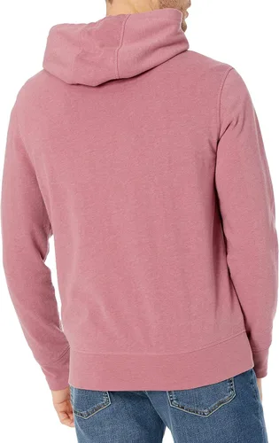 Vista 2 de Tienda Essentials Sudadera con capucha ligera de rizo francés con cremallera completa para hombre con ajuste cómodo