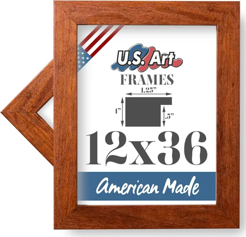 Vista 34 de Marco de fotos de 4 x 6 pulgadas, acabado envuelto suave, plano de 1.25 pulgadas de ancho, bronce oscuro envejecido, 100% madera americana compuesta