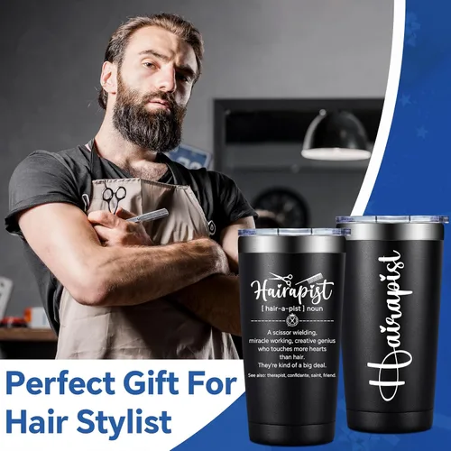 Vista 3 de BIRGILT Regalos para Estilistas de Cabello - Regalos de Peluquero Estilista para Mujeres, Hombres - Regalo de Navidad Cumpleaños Graduación