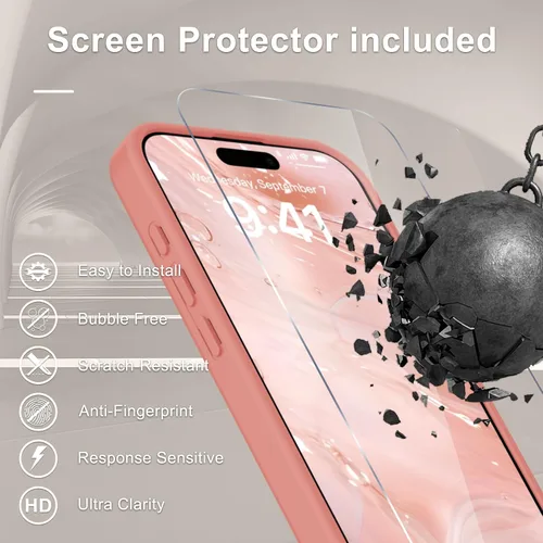 Vista 1188 de Funda para Google Pixel 10 Pro XL, cubierta magnética mate, color negro Fit for MagSafe, Screen Protector included, Shockproof Military Grade