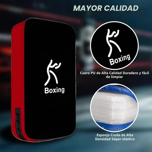 Vista 5 de LuiceABC One Karate Taekwondo Boxing Kick Punch Adjustable Soft Shield Durable Training Pad for Boxing, Training and Protecting Your Palm, Wrist and