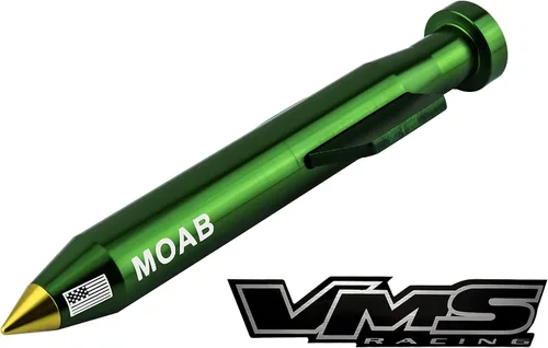 Vista 4 de VMS Racing Green Gold Moab Antinna en aluminio mecanizado CNC de calibre pesado compatible con JEEP COMPASS