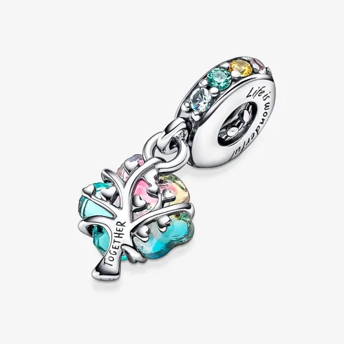 Vista 4 de 925 Sterling Silver Love Fmaily Charms for Bracelets and Necklaces Infitiny Love and Family Dangle Pendants Beads Charms Jewelry Gift for Women Girls