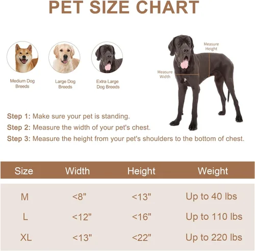 Vista 5 de Puerta extra grande para perro para pared, puerta resistente para perros con marco de aluminio y túnel telescópico, dos solapas magnéticas y dos