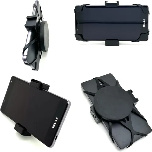 Vista 2 de LycoGear Soporte magnético resistente de aluminio para teléfono inteligente con correa de seguridad para teléfonos inteligentes. * Lo mejor