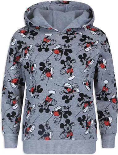 Vista 5 de Disney Mickey Mouse - Paquete de 2 sudaderas con capucha para niños pequeños y pequeños, color grisnegrorojo