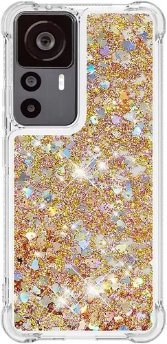Vista 44 de Funda de silicona transparente con purpurina para Xiaomi Redmi A1 Bling Liquid Clear Star Heart Silicone Bumper a prueba de golpes, funda Azul