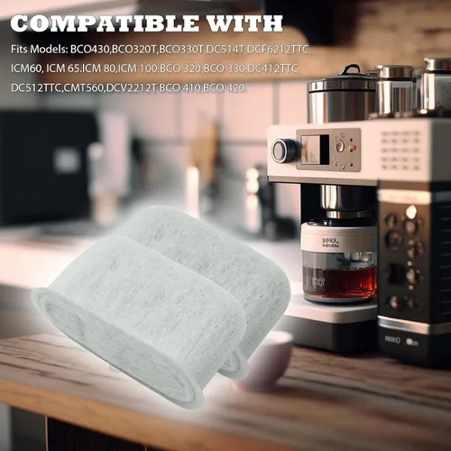 Vista 4 de Delonghi 7313285779 - Filtro de agua, filtro de carbón para cafetera, filtro de carbón activado para máquina de café expreso, piezas de repuesto