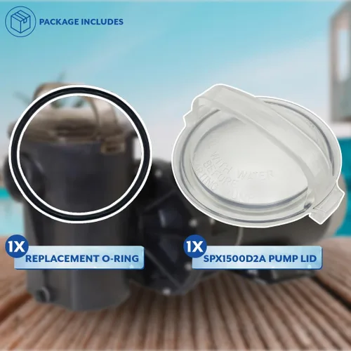 Vista 7 de Poolzilla Powerflo - Tapa de repuesto para bomba de piscina SPX1500D2A, 3 tapas duraderas de grado profesional para cubierta Hayward Power-Flo