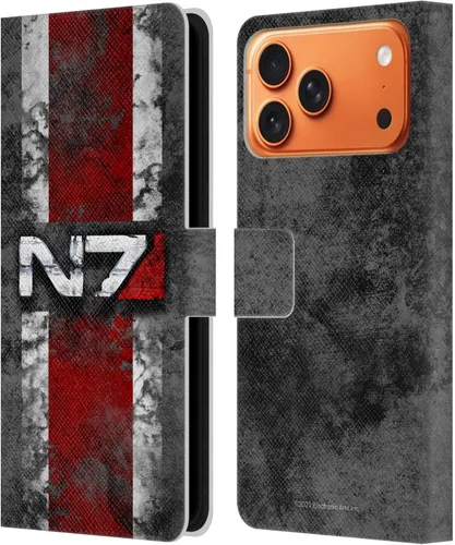 Vista 20 de Head Case Designs Funda de piel con licencia oficial de EA Bioware Mass Effect Cerberus Logo Graphics tipo cartera compatible con Apple iPhone 11