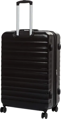 Vista 2 de Tienda Basics Equipaje de maleta expandible con ruedas rígidas Negro Spinner