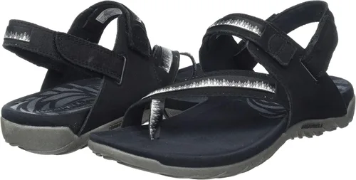 Vista 7 de Merrell Terran 3 Cush Convert Post - Sandalias para mujer, parte superior de piel nobuck y cierre de velcro ajustable