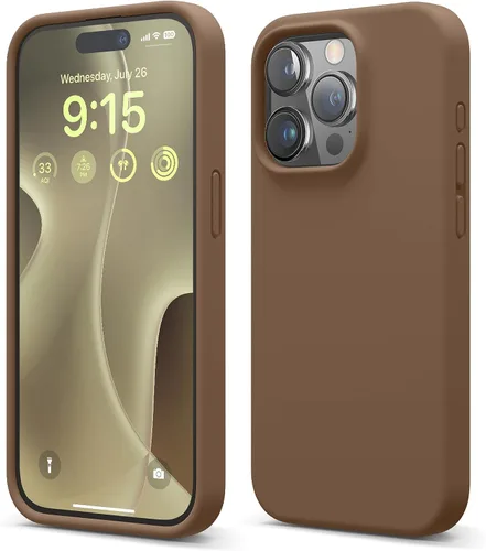 Vista 38 de elago Compatible con Funda para iPhone 15 Pro, funda de silicona líquida, funda protectora de cuerpo completo, a prueba de golpes, funda delgada