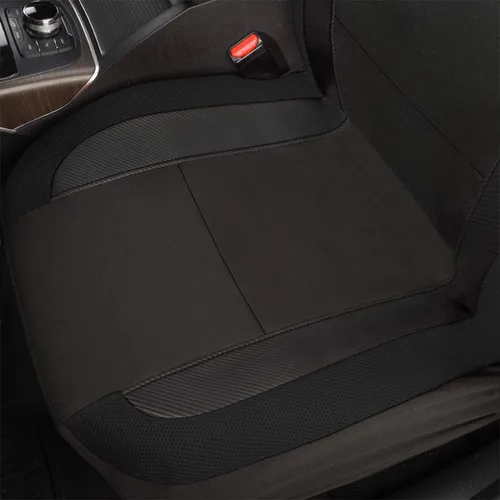Vista 8 de Flying Banner Fundas de asiento de automóvil de fibra de carbono de calidad, tela de malla de aire, deportiva, respaldo bajo, respaldo alto