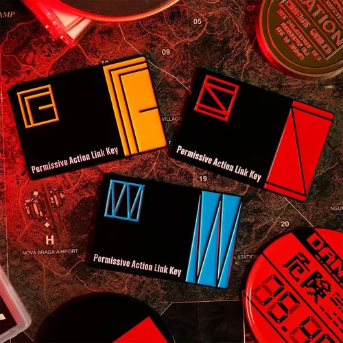 Vista 2 de Metal Gear Solid Edición limitada réplica de tarjetas clave Juego de 3