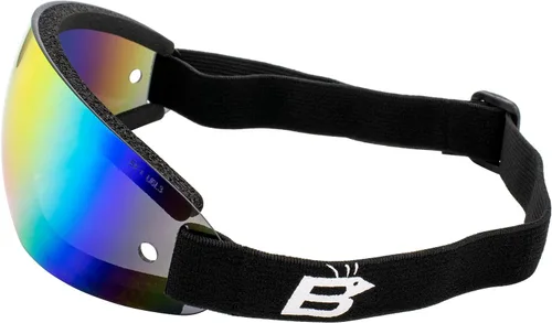 Vista 4 de Birdz Gafas de parasailing Wing Parasailing 2 pares con lente de espejo rojo ReflecTech de una pieza y lente de espejo azul