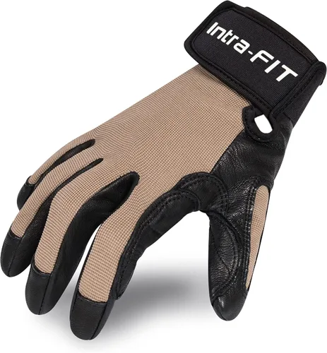 Vista 12 de Goatskin Climbing Gloves, Rescue & Rock Durable Grip for Rappelling, Tree, Wall, and Mountain Climbing