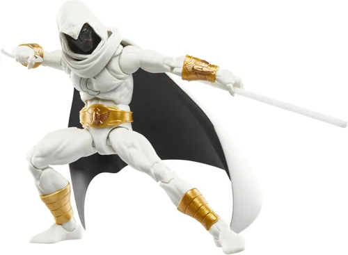 Vista 4 de Marvel Legends Series Strange Tales Moon Knight, Figura de acción coleccionable de 6 pulgadas de cómics