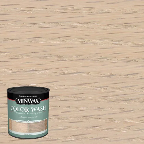 Vista 3 de Minwax 618604444, tinta de decapado lavable blanco, cuarto de galón Blanco Cal