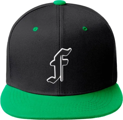 Vista 1245 de Daxton Gorra clásica con visera de billete plano con letras del alfabeto inglés antiguo de la A a la Z