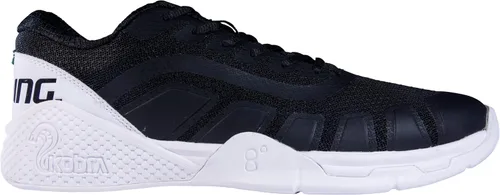 Vista 2 de Salming Recoil Kobra - Zapatos de cancha para hombre, color blanco y blanco, negro (esquash, raquetbol, voleibol, bola de flotación)